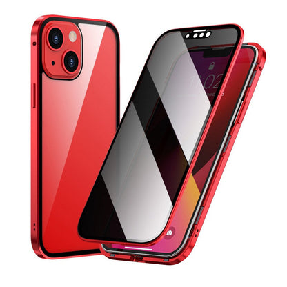 Kaksipuolinen iPhone-magneettikotelo – karkaistua lasia, täysi suoja