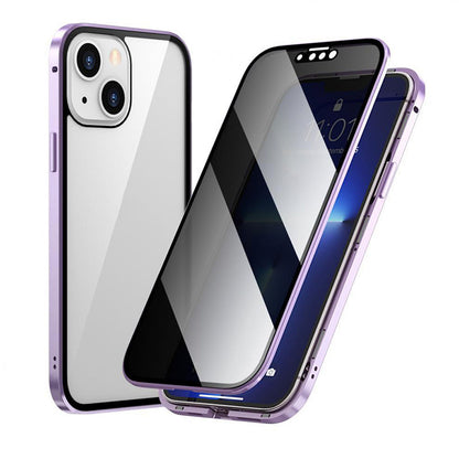 Kaksipuolinen iPhone-magneettikotelo – karkaistua lasia, täysi suoja