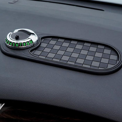 Kojelautamatto ja puhelinteline autoon
