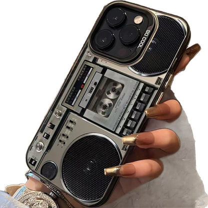 Retro-kasettisoitinpuhelinkotelo iPhonelle