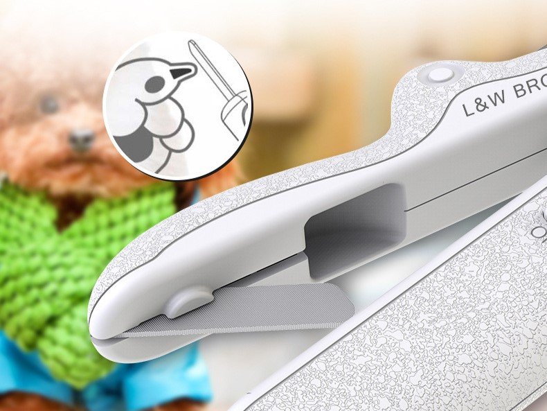Ammattimainen LED-kynsisakset lemmikeille